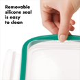 thumbnail image 3 of OXO Good Grips 3.5-Cup Smart Seal Glass Rectangle Container, 3 of 6