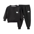 thumbnail image 1 of Pants for Girls Sweatshirt for Girls Boys And Girls Long Sleeved Round Neck Printed Sweatshirt And Pants Two-Piece Set with Elastic Waist And Long Pants Two-Piece Set, 1 of 3