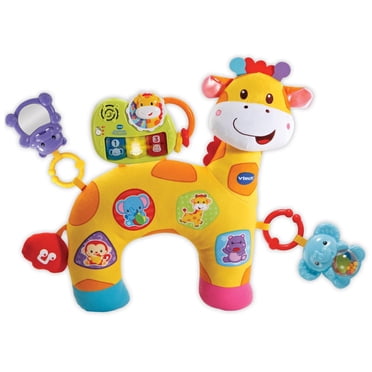 VTech Mon coussin d'éveil musical - Jouet Bébé pour Temps sur le Ventre avec Miroir et Musique - Version français