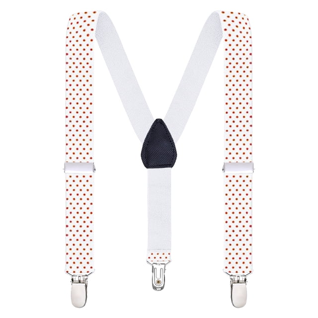 Buyless Fashion Adjustable Suspenders for Kids Toddlers Baby Elastic Solid Color 1 Inch - Y Back Design