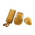 thumbnail image 2 of RYRDWP 3Pcs Set Bath Towel Thickened Bath Rub Back Towel Bath Ball Flower Mud Strip, 2 of 2