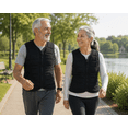 thumbnail image 2 of Power WearHouse Osteoporosis Weighted Vest Black 5lb, for Bone Health & Walking (S), 2 of 3