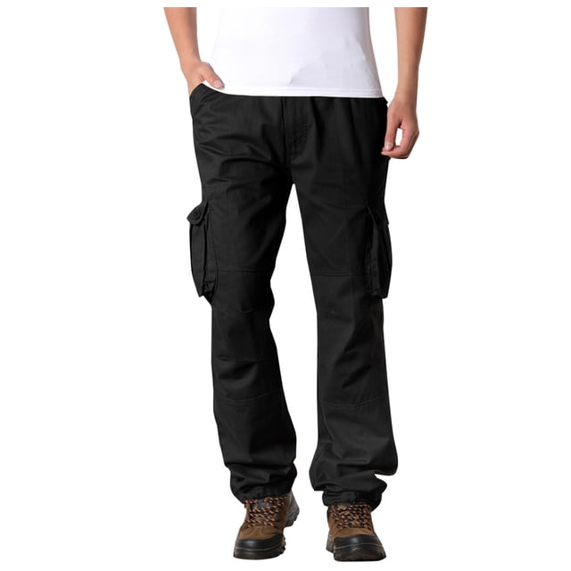 cllios Liquidation d'Entrepôt Pantalon Cargo pour Homme Coupe Décontractée Pantalon à Multiples Poches Pantalon de Travail Militaire Pantalon Classique de Randonnée Cargo