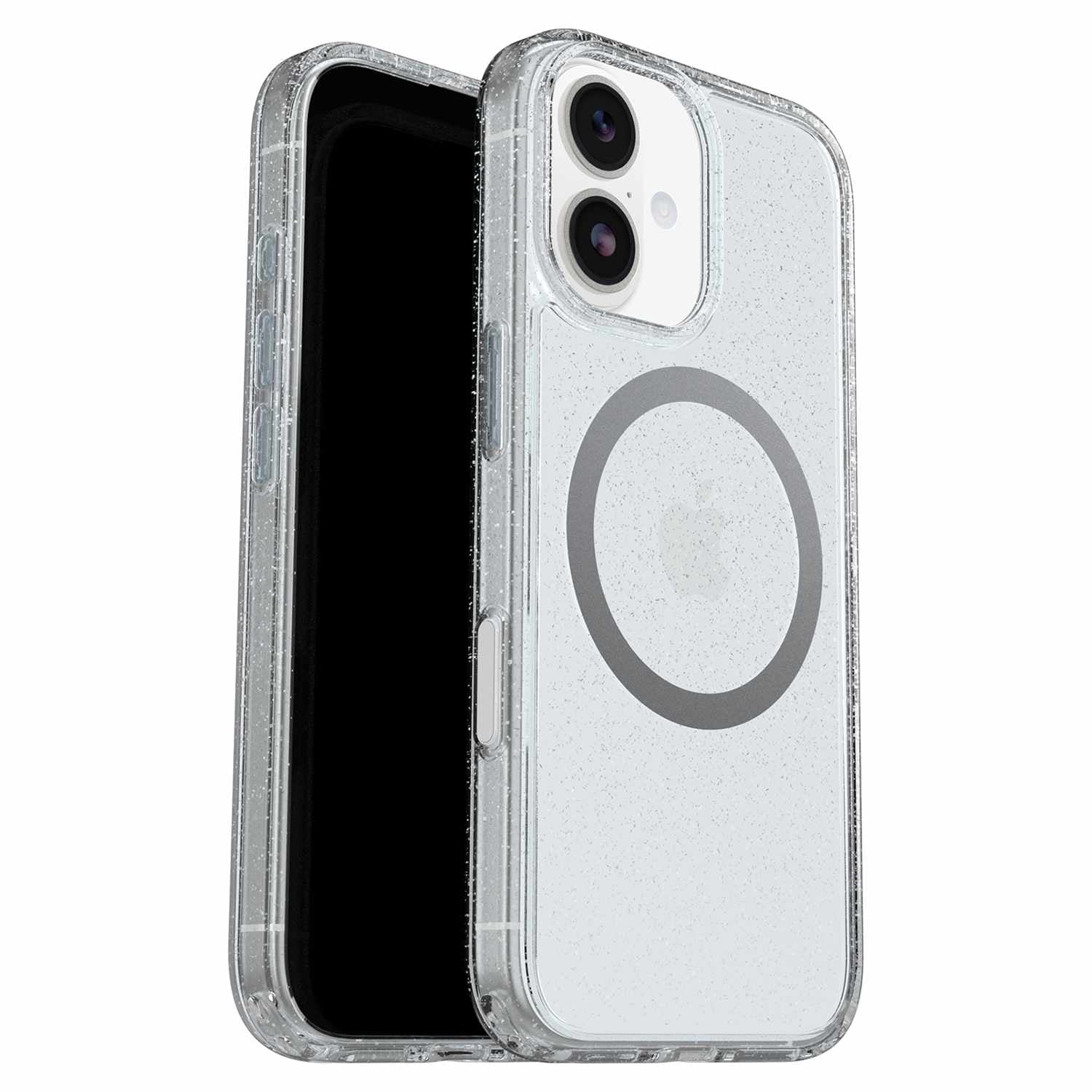 OtterBox Symmetry Clear MagSafe Case w/Camera Control Stardust 3.0 with Blue Tint (Clear) for iPhone 17 Pro