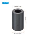 thumbnail image 2 of Unique Bargains Ferrite Toroid Core, Toroid Core 0.6' ODx0.4' IDx1.1' H, Black 10 Pack, 2 of 5