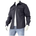 thumbnail image 2 of LOVZFMLL Vestes pour Hommes Homme Hiver Manches Longues Boutons Poches Col Rabattu Veste Manteau, 2 of 6