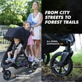 thumbnail image 4 of Baby Jogger city mini GT3 All-Terrain Stroller, Rich Black, 4 of 7