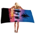thumbnail image 4 of TopLLC Beach Towel Microfiber Beach Towel Super Lightweight Colorful Bath Towel Sandproof Beach Blanket Multi-Purpose Towel For Travel Swimming Pool 30x60 Inch on Clearance, 4 of 4