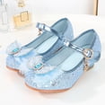 thumbnail image 2 of 2025 Sandals Closed Toe Sandals Heels Wedding Party Shoes Spring Sandals For Sequins Bow For Toddler, 2 of 9
