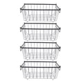 thumbnail image 2 of Chest Freezer Basket, Neat Organization Freezer Wire Organizer 4PCS Metal Structure Portable Handles  for Refrigerated Cabinet, 2 of 7