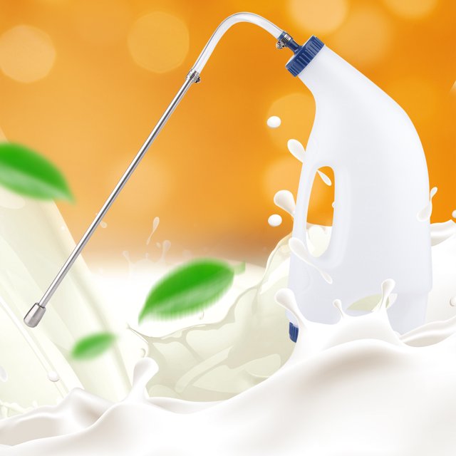 Feeding Calf Bottle,Stainless Steel Farm Animals Calf Bottle Farm Equipment Versatile Functionality