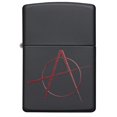 thumbnail image 1 of Zippo Black Matte Anarchy (20842), 1 of 3