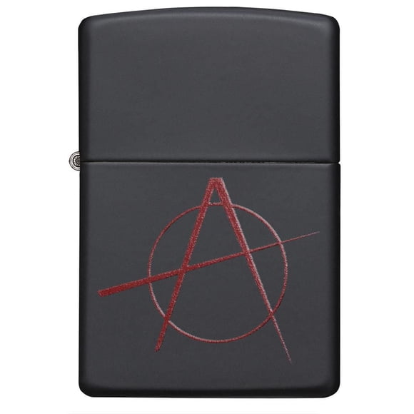 Zippo Black Matte Anarchy (20842)