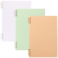thumbnail image 1 of 3Pcs Spiral Notebook Plastic Cover Notebook Portable Academic Notebooks Journal Notebook, 1 of 7