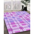 thumbnail image 3 of Ahgly Tapis Rectangulaire Lavable en Machine Intérieur Transitionnel Heliotrope Violet, 3 Pieds x 5 Pieds, 3 of 7