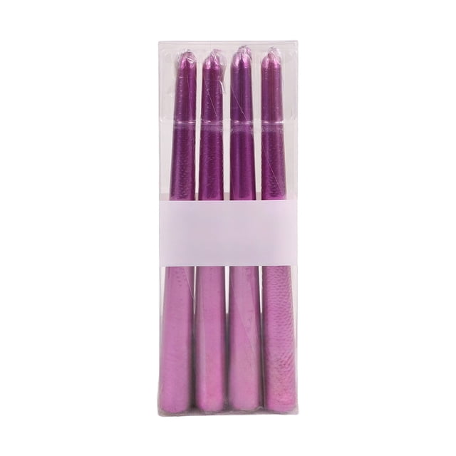Red Candles Taper 4Pcs/Box Net Red Restaurant Plating Thread Candle, 25cm Long Pole Candles for Romantic Wedding Decoration, Wax for Candles