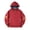 Red, variant on AnuYalue Mens Hooded Sweatshirt Flannel Plaid Lined Hoodies Fleece Long Sleeve Jacket Button Up Color Block Pullover