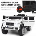 thumbnail image 4 of Costway 12V Kids Ride on Truck Jeep Car RC Remote Control w/ LED Lights Music MP3 White, 4 of 8