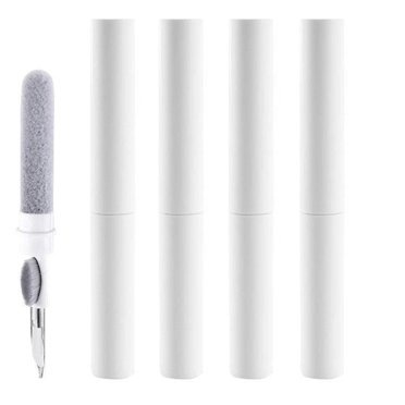 Kit de Nettoyage pour AirPod Pro 123 Stylo de Nettoyage Multifonction avec Brosse Douce Éponge Floquée pour Bleu
