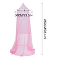 thumbnail image 3 of TopLLC Round Lace Insect Bed Canopy Netting Curtain Dome Mosquito Net Elegant White, 3 of 5