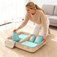 thumbnail image 5 of Packing Cubes For Travel 8Pcs Travel Cubes Set Foldable Suitcase Organizer Lightweight Luggage Storage Bag, 5 of 5