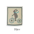 thumbnail image 4 of Pack of 10 Dishcloth Microfiber Absorbent Fast Dry Clean Tools Household Supply Cleaning Cloth Kitchen Supplies Dish Towels Cycling Rabbit, 4 of 7