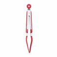 thumbnail image 2 of Steak Tongs, Rugged Durable Multi-purpose Food Clamp  For Turning And Carrying Food For Baking Tool 9in Red Bracket, 2 of 8