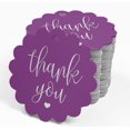 thumbnail image 4 of Inkdotpot 100 Pack Real Silver Foil Paper Tags Thank You Bridal Shower Favor Hang Tags, 4 of 6