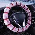 thumbnail image 1 of TIMIFIS Steering Wheel Cover Car Steering Wheel Cover Imitation Wool Short Hair Winter Handle Cover Warm and Cold Proof Lint Handle Cover Steering Covers, 1 of 6