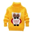 thumbnail image 2 of RXIRUCGD Chandail Ample pour Enfants 1-12 Ans avec Col, Manches Longues, Col Rond, Haut/chemise ( Jaune, Taille : 1-2 Ans ), 2 of 9