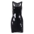 thumbnail image 1 of Sunloudy Women  Bodycon Dress, Solid Color U-shaped Collar One-piece Wrapped Dress, 1 of 5