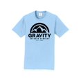 thumbnail image 1 of Gravity Outdoor Co. Short-Sleeve T-Shirt - Light Blue - Black Logo - Medium, 1 of 1