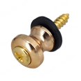 thumbnail image 1 of Guitar Ukulele Mandolin Strap Button Locks Secure Screw Black Gold Silver Parts, 1 of 8