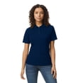 thumbnail image 1 of Gildan G648L Ladies' Softstyle Double Pique Polo - NAVY - M, 1 of 2