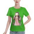 thumbnail image 1 of Women's Basic Short Sleeve T-Shirt Demon Slayer Blade Nidouzi, 1 of 6