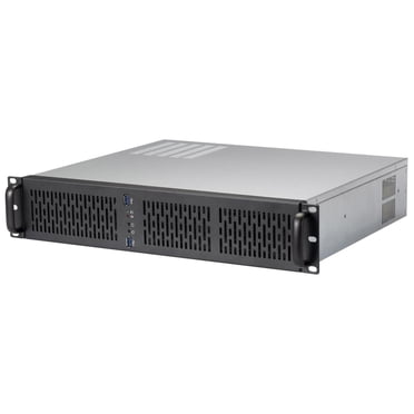 Rosewill 2U Server Chassis Rackmount Case | 4 3.5" HDD Bays | Micro-ATX Compatible |3 x 80mm PWM Fans | 2x USB 3.0 | Silver/Black - RSV-Z2600U