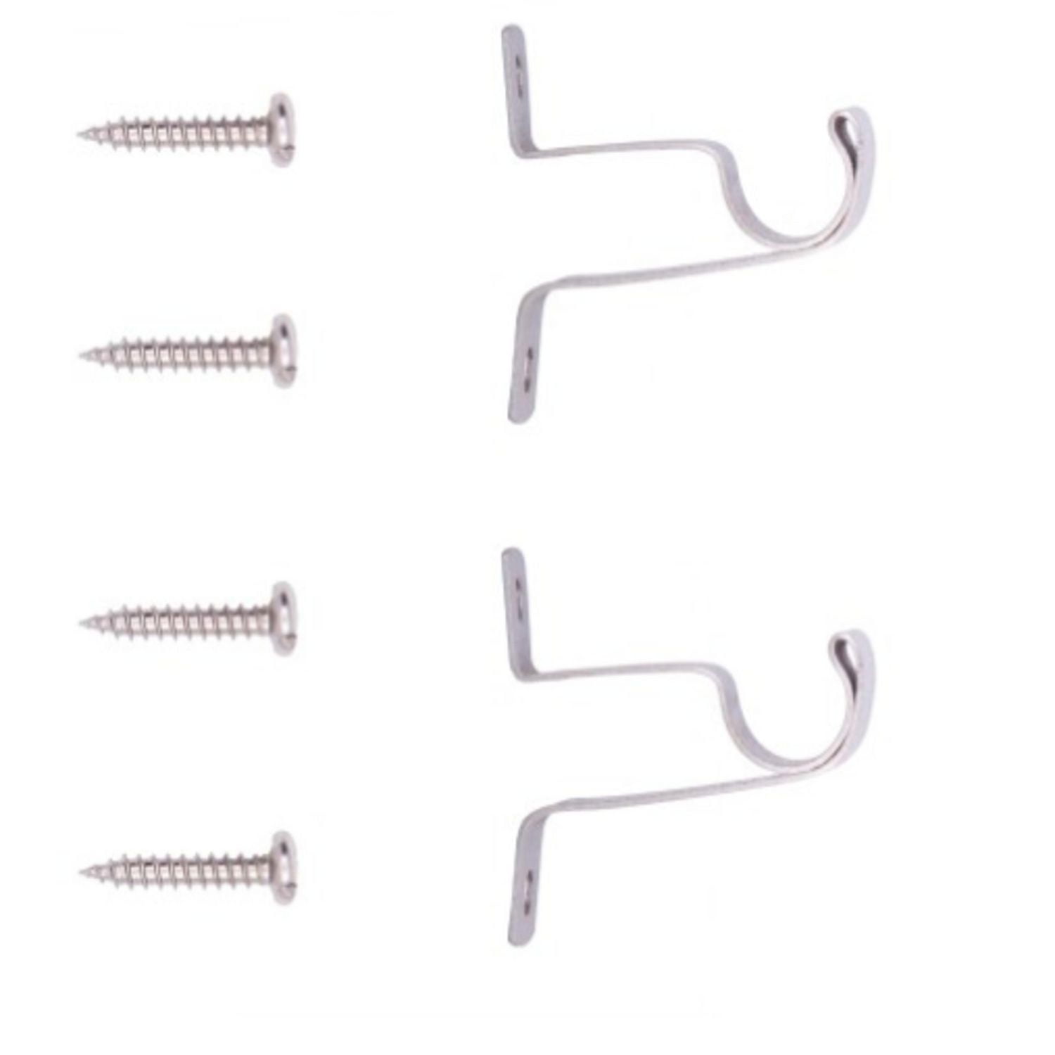Mainstays Tringle à rideaux café, 28 à 48 po - finition nickel