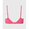 thumbnail image 5 of Cotton Scoop Bralette in Hot Pink, 5 of 5