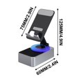 thumbnail image 3 of Bluetooth Speaker Phone Stand 3 in 1, 360 Rotating Foldable Desktop Audio Stand, Multifunctional Wireless Audio Dock for Live Streaming, Tablet Holder for Home Office Desk^, 3 of 9