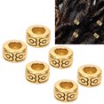 thumbnail image 4 of Perles pour Cheveux de Barbe, Perles Rétro pour Tube à Cheveux à la Mode 30 Pcs pour Hommes pour Fête Argent,Or, 4 of 8