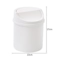 thumbnail image 2 of Sales Today Clearance! Household Desktop Trash Can with Lid, Small Mini Desk Trash Bin for Office, Bedroom, Kitchen, and Dorm Rooms, Compact Trash Container for Home Organization, 2 of 2