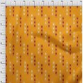 thumbnail image 3 of oneOone Georgette Viscose Fabric Arrow Sign Kasuri Fabric Prints By Yard 42 Inch Wide, 3 of 4