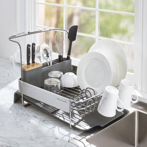 KitchenAid Stainless Steel Expandable Dish Rack - Walmart.ca