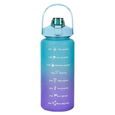Boovnll Bouteilles d'Eau, Bouteille d'Eau de Sport Grande Capacité 68 Oz/2000 ml Réutilisable en Plastique Transparent, Bouteille Étanche pour la Maison, le Bureau, le Gym, les Sports de Plein Air, Bouteille d'Eau