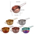 thumbnail image 2 of Pot de Fusion Double en Acier Inoxydable – Kit de Fabrication de Bougies pour Cire, Bonbons, Chocolat, Savon, Résistant à la Chaleur avec Bec Verseur par Goohae, 2 of 3