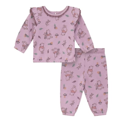 Disney Winnie The Pooh 2-piece Baby Girls' Top and Pants Set
