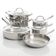 thumbnail image 1 of Kenmore Devon 10-Piece Stainless Steel Cookware Set, 1 of 9