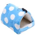 thumbnail image 3 of Easy To Hang Small Pet ,  Hammock Small Pet Sleeping Bed, For Hamster Pets Blue And White Dot, 3 of 8