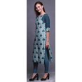 thumbnail image 3 of Bimba Kurti Droite à Panneaux en Coton pour Femmes, Longue Robe Kurti Imprimée, Haut Indien - Petit, 3 of 6