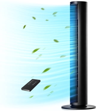 40" Tower Fan for Home, 90° Oscillating Cooling Fan with Remote, 3 Wind Modes 4 Speeds, 7H Timer for Bedroom, Living Room, Office, Home